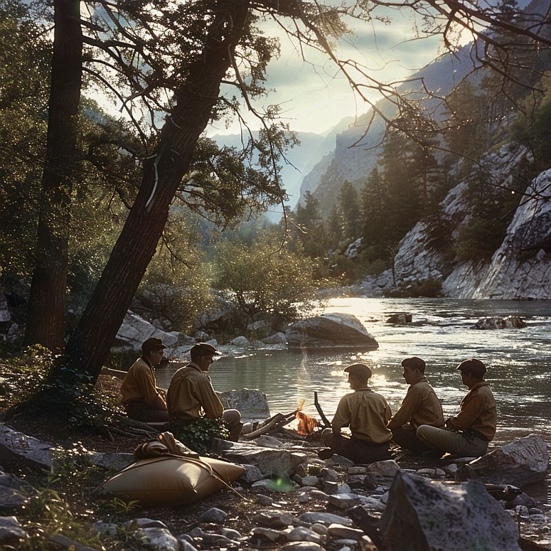 Das erste Mal auf dem Lager